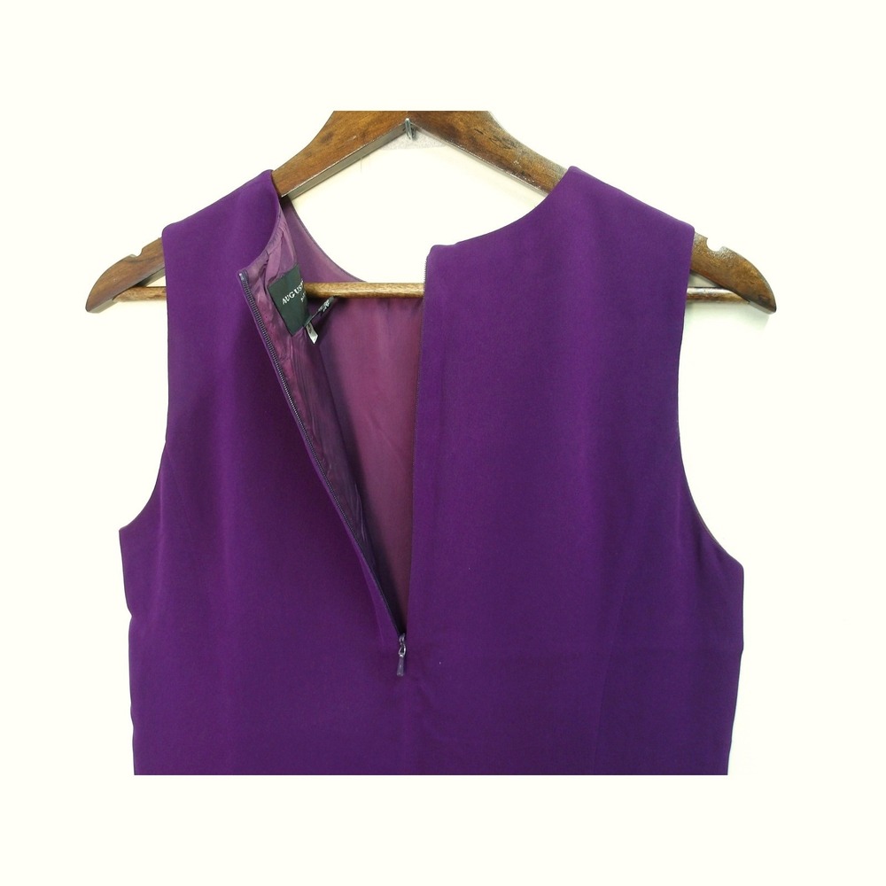 August Silk‎ Purple Dress & Jacket Business Career Interview sz 8 /#8051 - Picture 5 of 8